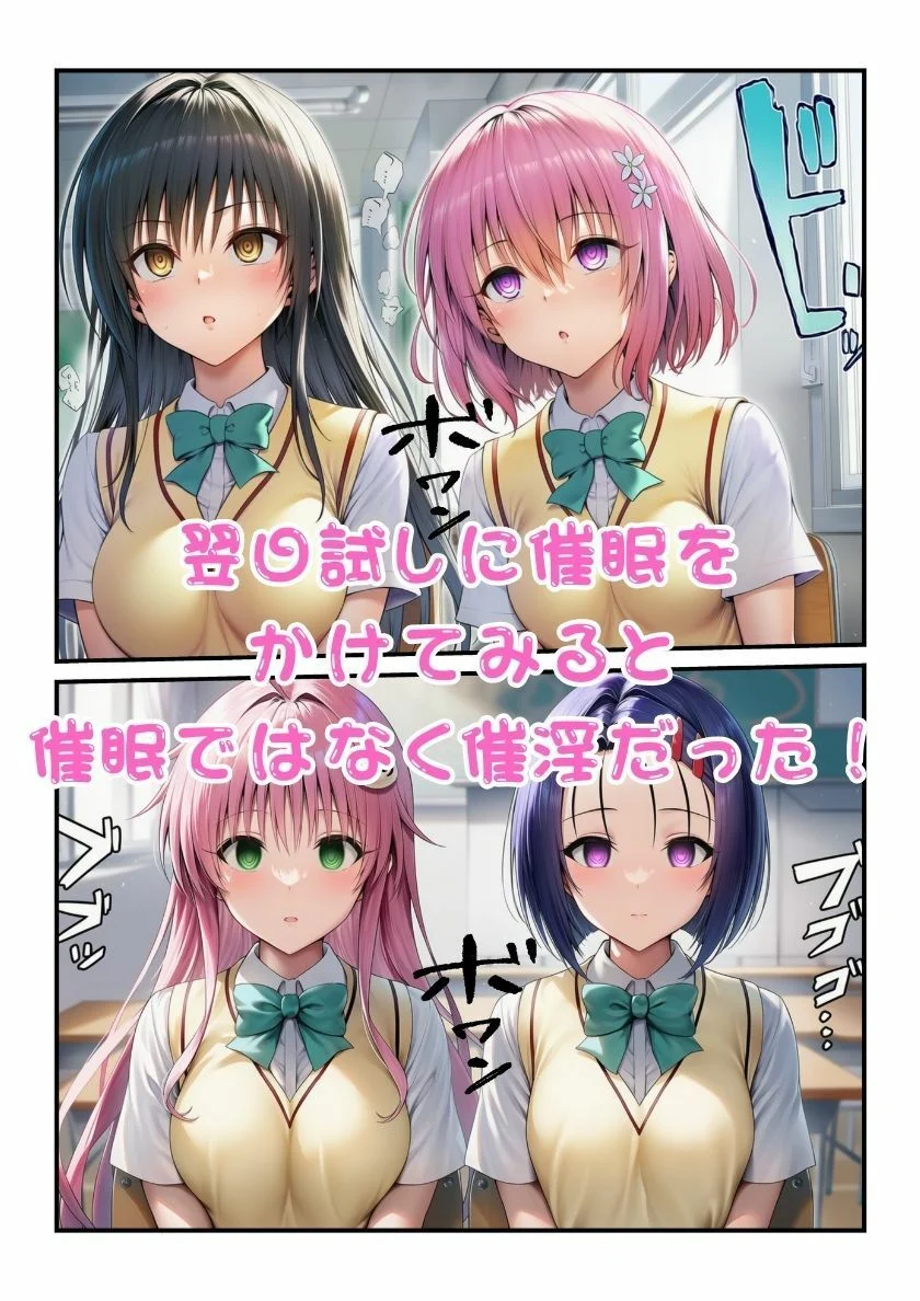 居残りヒロイン達に教師が催●かけたら淫乱化して乱交できちゃった！【ToL？veる編】 画像3
