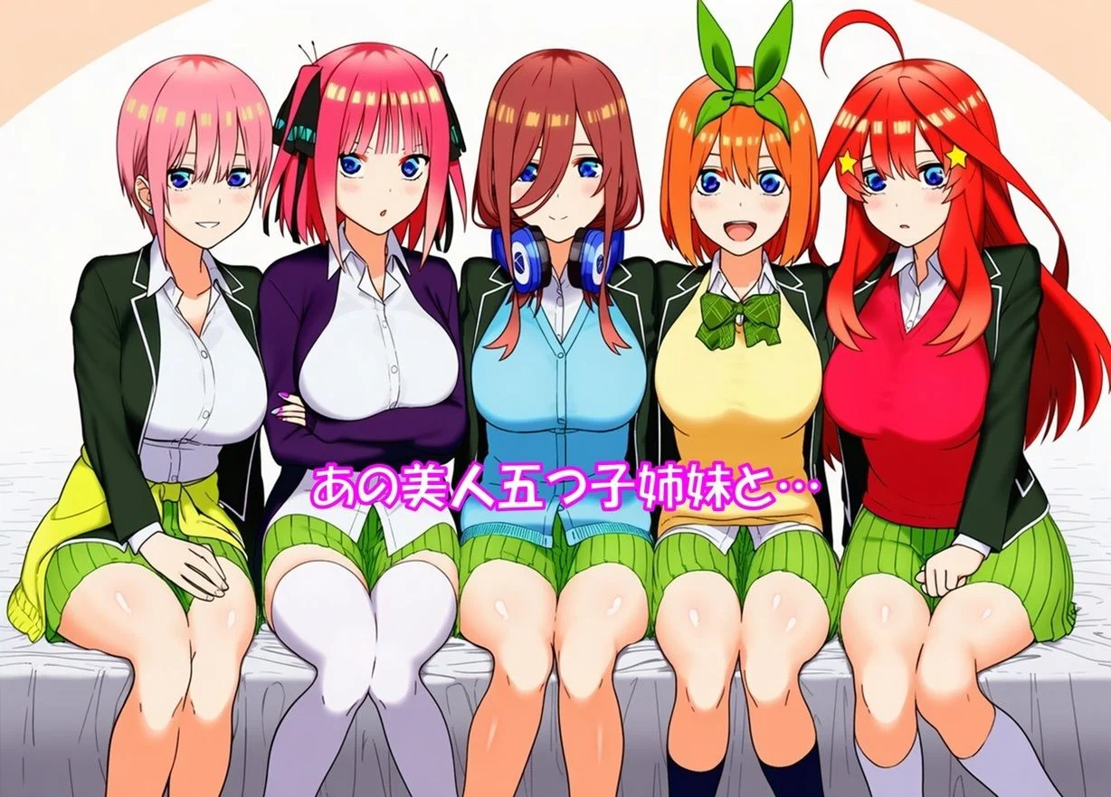 五つ子ハーレム! 画像1