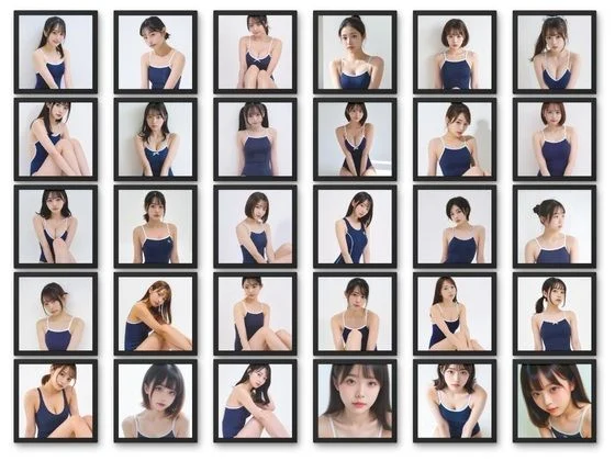 スク水美少女に顔射 ぶっかけ30連発 画像3