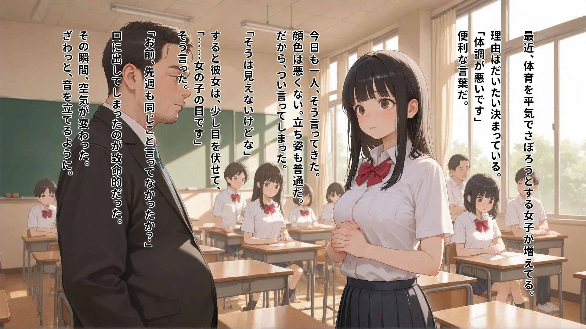 体育の授業をサボっただけなのに突然現れた卑猥な指先に全身を弄ばれて何回イってもやめてもらえない女の子 画像1