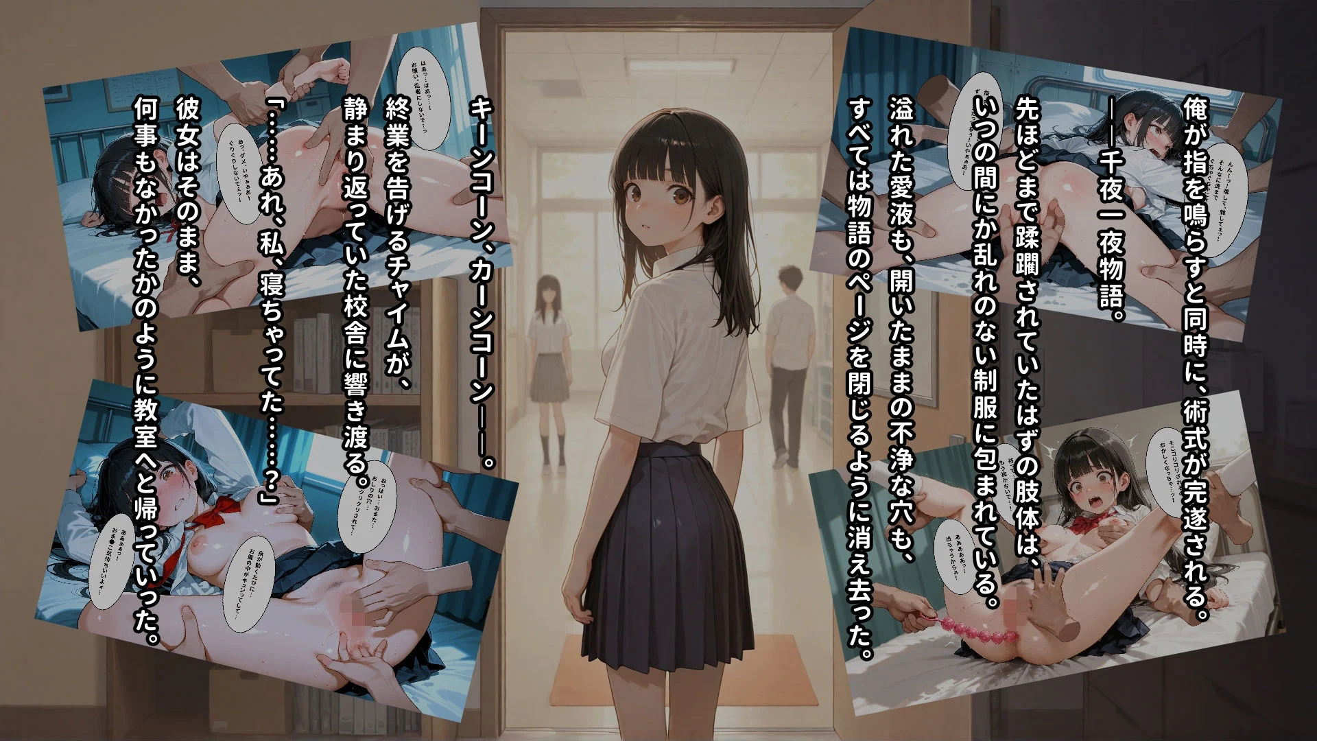 体育の授業をサボっただけなのに突然現れた卑猥な指先に全身を弄ばれて何回イってもやめてもらえない女の子 画像9