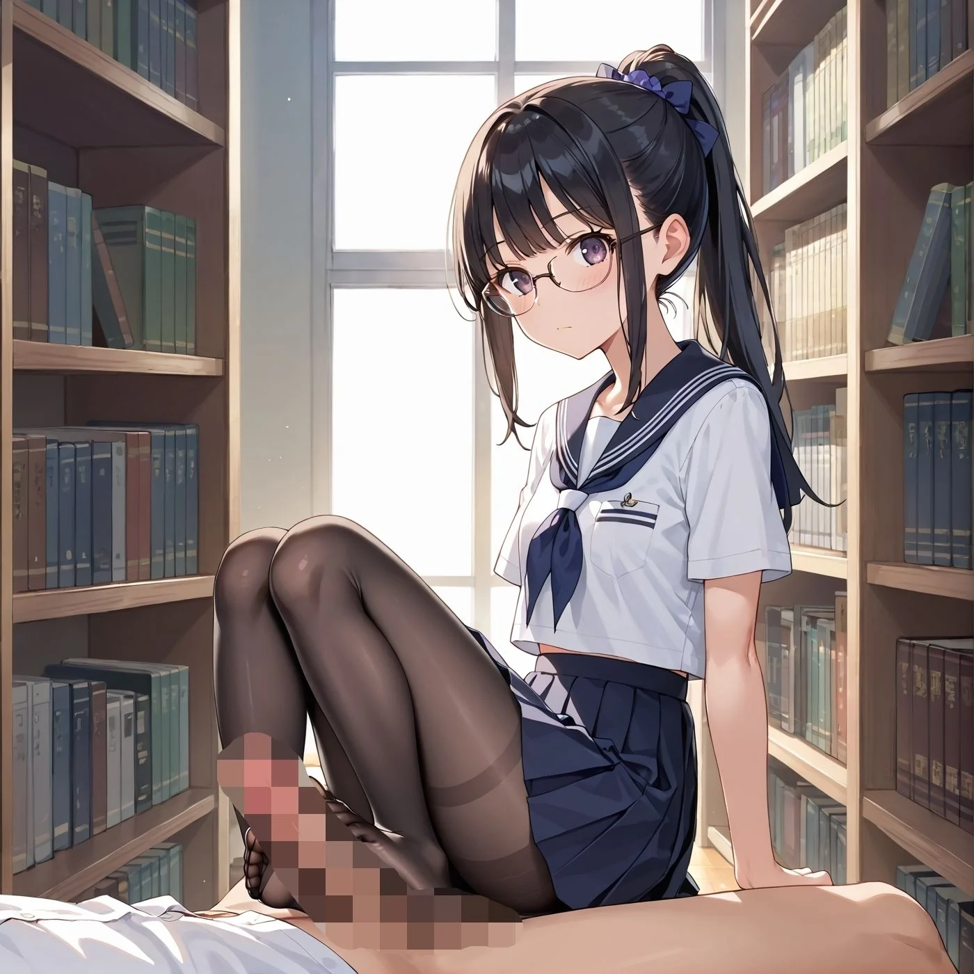 学園性活！図書委員と官能的な秘め事5【メガネ美少女の厳選CG400枚収録】 画像4