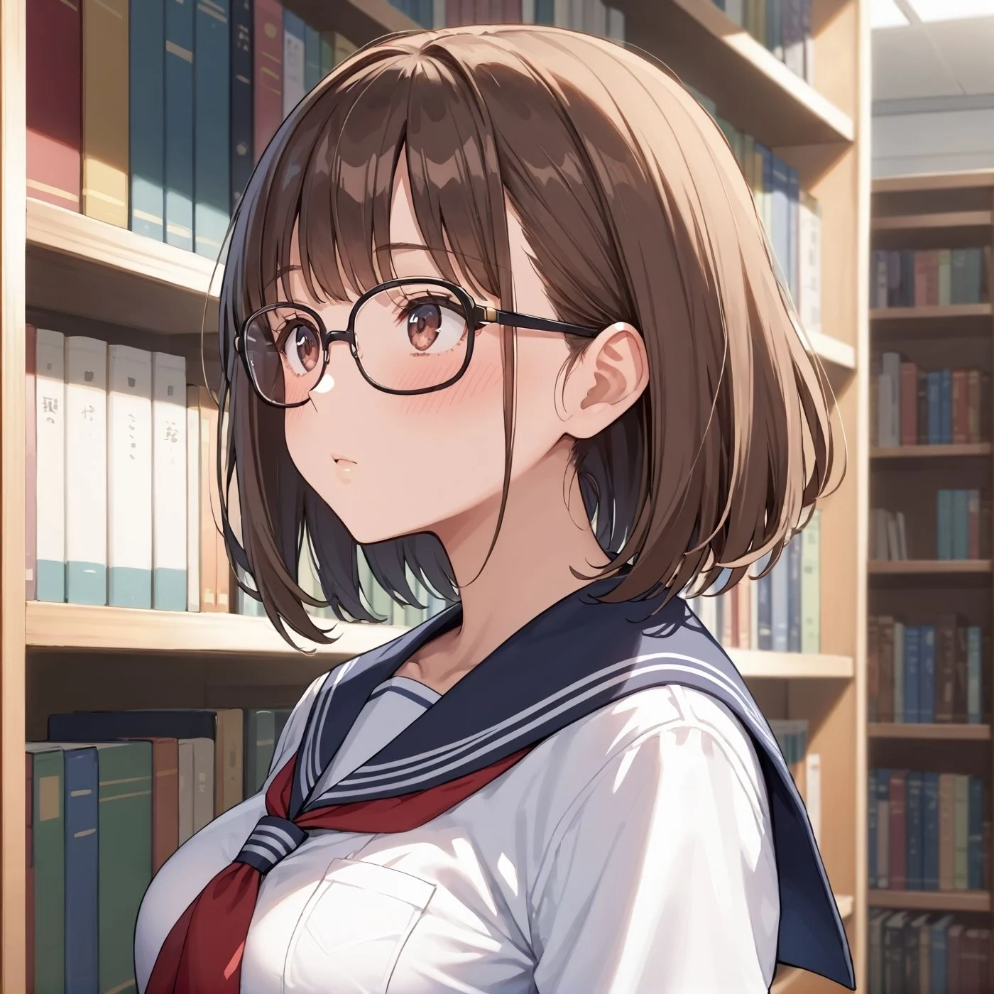 学園性活！図書委員と官能的な秘め事5【メガネ美少女の厳選CG400枚収録】 画像5