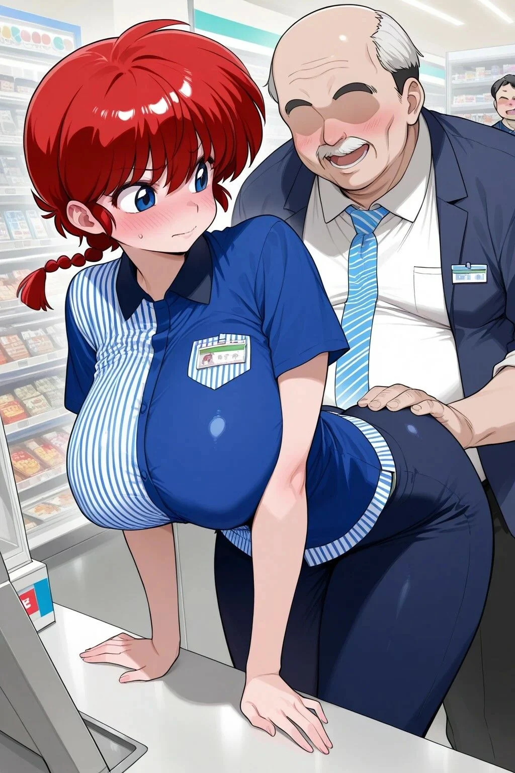 らんまがコンビニでえっちなことされまくる写真集 画像2