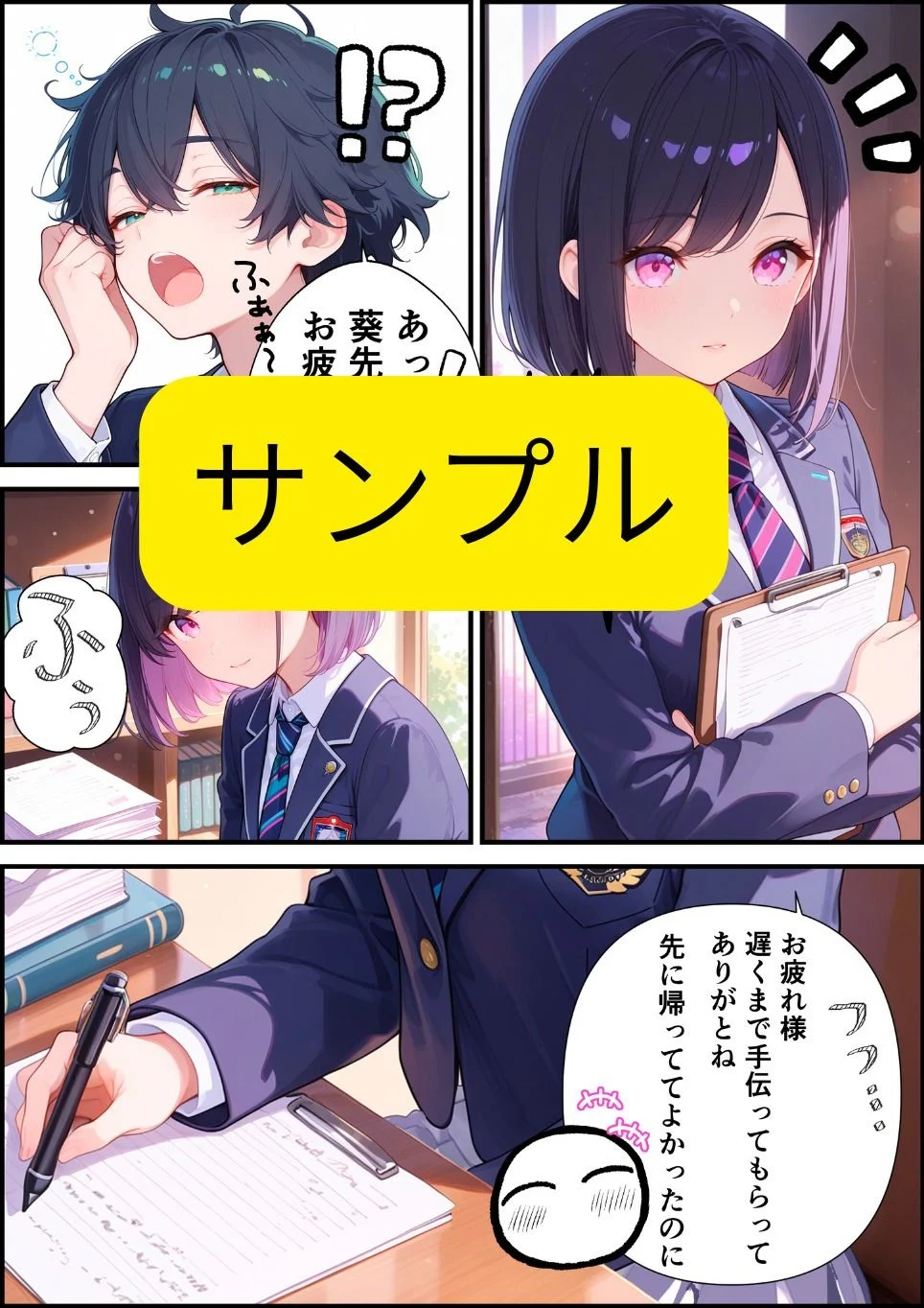 僕の生徒会長は隠れ巨乳です 画像2