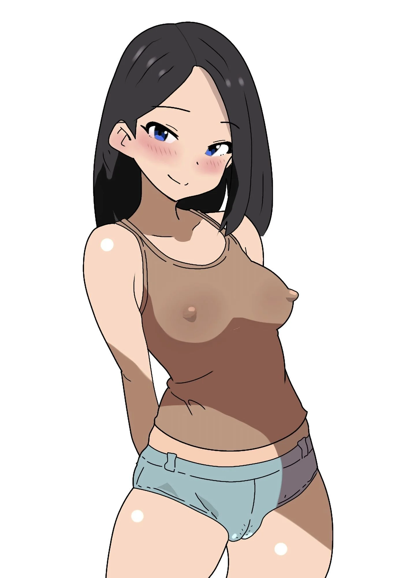 真夏になると平気で家の中で全裸になり、アイスを食べながらアニメを見ている妹の話。 画像6